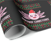 Axolotl Merry Christmas Cadeaupapier (Rol Hoek)