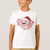 Axolotl Merry Christmas Winter Axolotl T-shirt (Voorkant)