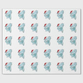 Axolotl Merry Winter Animals Axolotls Cadeaupapier (Vlak)