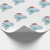 Axolotl Merry Winter Animals Axolotls Cadeaupapier (Hoek)