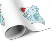 Axolotl Merry Winter Animals Axolotls Cadeaupapier (Rol Hoek)