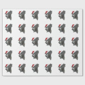 Axolotl Merry Winter Animals Axolotls Cadeaupapier (Vlak)