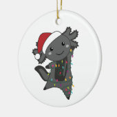Axolotl Merry Winter Animals Axolotls Keramisch Ornament (Links)