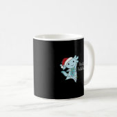 Axolotl Merry Winter Animals Axolotls Koffiemok (Voorkant rechts)