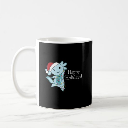 Axolotl Merry Winter Animals Axolotls Koffiemok (Links)
