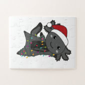 Axolotl Merry Winter Animals Axolotls Legpuzzel (Horizontaal)