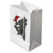 Axolotl Merry Winter Animals Axolotls Medium Cadeauzakje (Voorkant Gekanteld)