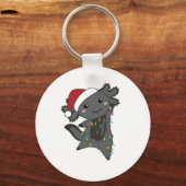 Axolotl Merry Winter Animals Axolotls Sleutelhanger (Voorkant)