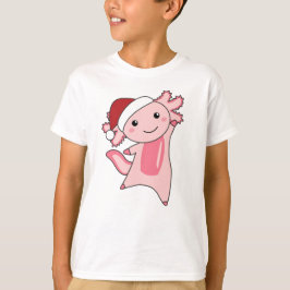 Axolotl Merry Winter Animals Axolotls T-shirt