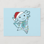 Axolotl Merry Winter Animals Briefkaart (Voorkant)