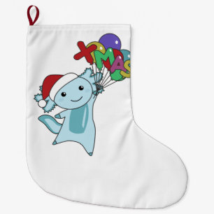 Axolotl Merry Winter Animals Grote Kerstsok