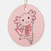 Axolotl Merry Winter Animals Keramisch Ornament (Links)