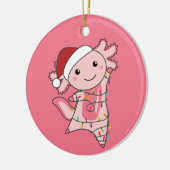 Axolotl Merry Winter Animals Keramisch Ornament (Links)