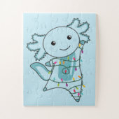 Axolotl Merry Winter Animals Legpuzzel (Verticaal)