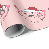 Axolotl Merry Winter Axolotl Wrapping Pa Cadeaupapier (Rol Hoek)
