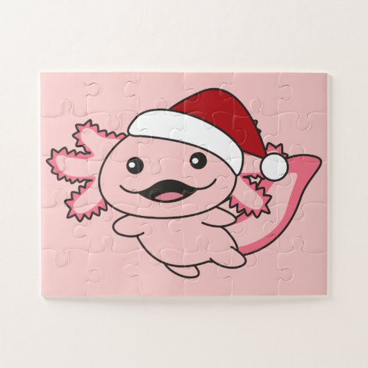 Axolotl Merry Winter Legpuzzel (Horizontaal)