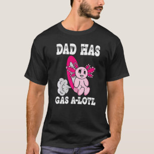Axolotl met gas pap heeft een pap die gas producee t-shirt