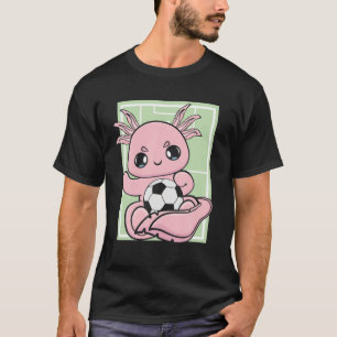 Axolotl met Soccer Plays Football Team Sports T-shirt