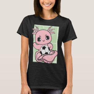 Axolotl met Soccer Plays Football Team Sports T-shirt