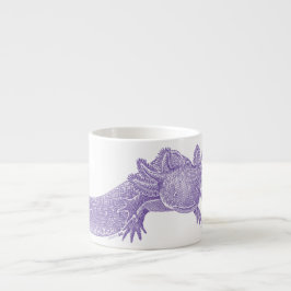Axolotl Mini Espresso Mug - PURPLE Kop