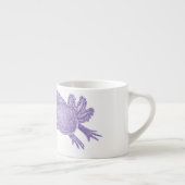 Axolotl Mini Espresso Mug - PURPLE Kop (Rechts)