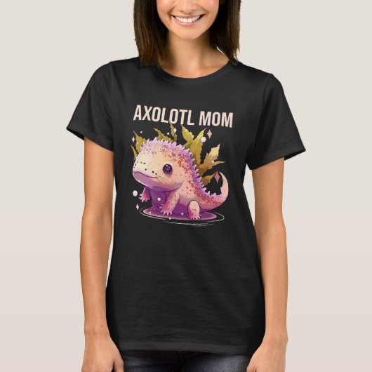 Axolotl Moeder Amfibie Mexicaans Wandelen Vis Best T-shirt (Voorkant)