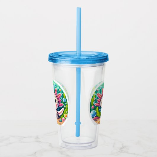 Axolotl MOK Salamander Acryl Drinkbeker (Rechts)