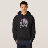 Axolotl Never Grow Up For Salamander Hoodie (Voorkant volledig)