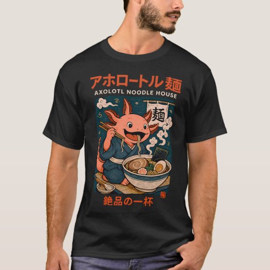 Axolotl Noodle House T-shirt (Voorkant)