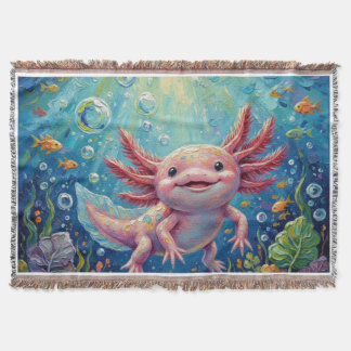 Axolotl Olie Schilderen Leuk voor Kinderen Deken