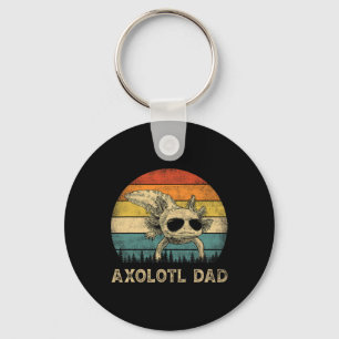 Axolotl Papa Axolotl Lovers Papa Vaderdag Sleutelhanger