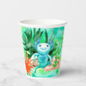 Axolotl-papierbekertjes Papieren Bekers (Voorkant)