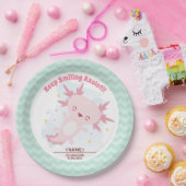 Axolotl Papieren Bordje (Feest)