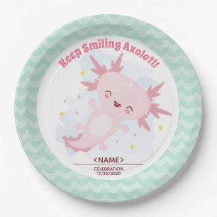 Axolotl Papieren Bordje