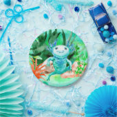 Axolotl Party Borden Birthday  Papieren Bordje (Feest)
