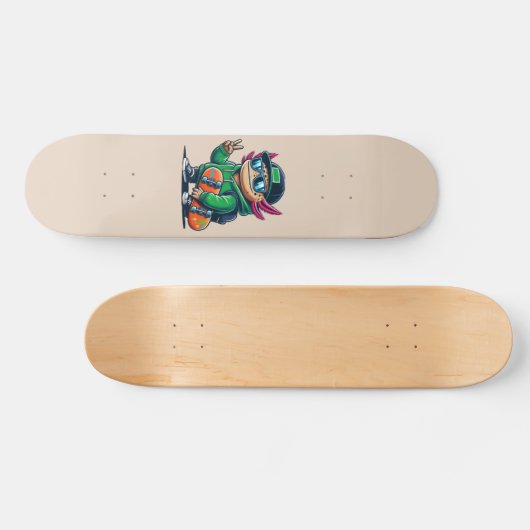 Axolotl Persoonlijk Skateboard (Horizontaal)
