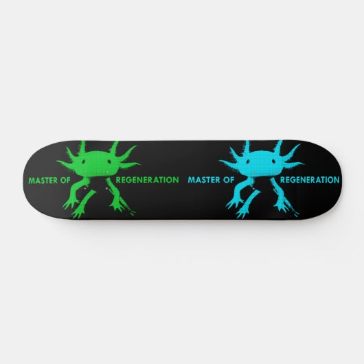 axolotl persoonlijk skateboard (Horizontaal)