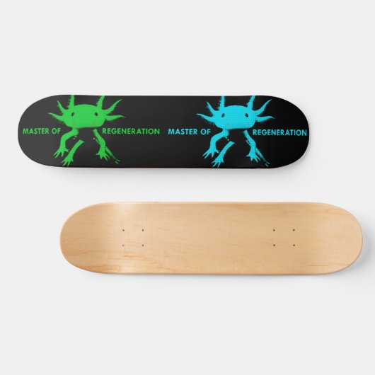 axolotl persoonlijk skateboard (Horizontaal)