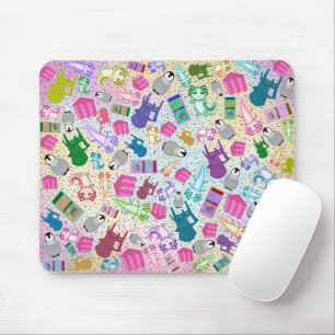 Axolotl Pink Stairs Song Mousepad Muismat