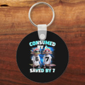 Axolotl Prophecy – Consumed By 6, Saved By 7 Sleutelhanger (Voorkant)