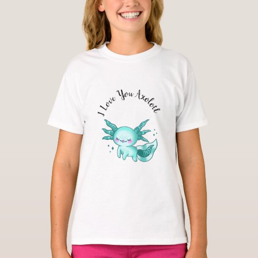 Axolotl Pun T-shirt (Voorkant)