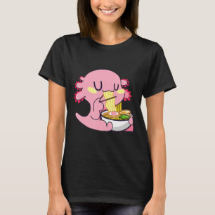Axolotl Ramen Anime Kawaii Lovers Noodles Girls B T-shirt
