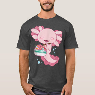 Axolotl Ramen Bowl, Axolotl die Japanse ramen eet T-shirt
