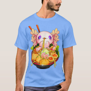 Axolotl Ramen Kawaii Japanese Anime Noodle Gift Wo T-shirt
