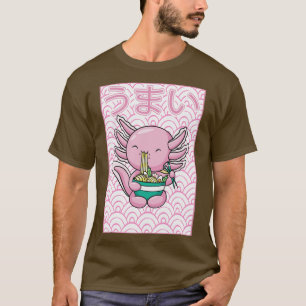 Axolotl Ramen Noedels Japans Kawaii Otaku T-shirt