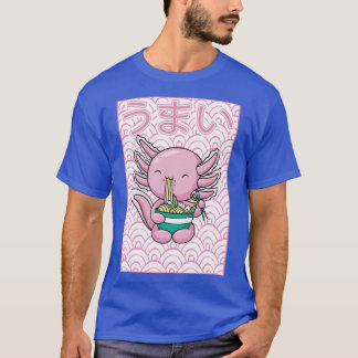 Axolotl Ramen Noedels Japans Kawaii Otaku T-shirt