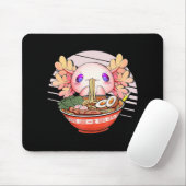 Axolotl Ramen Noodles Japanese Kawaii Anime Otaku Muismat (Met muis)