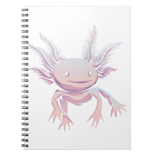 Axolotl Realistisch Notitieboek (Voorkant)