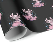 Axolotl Riding Blobfish Cadeaupapier (Rol Hoek)