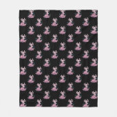 Axolotl Riding Blobfish Fleece Deken (Voorkant)